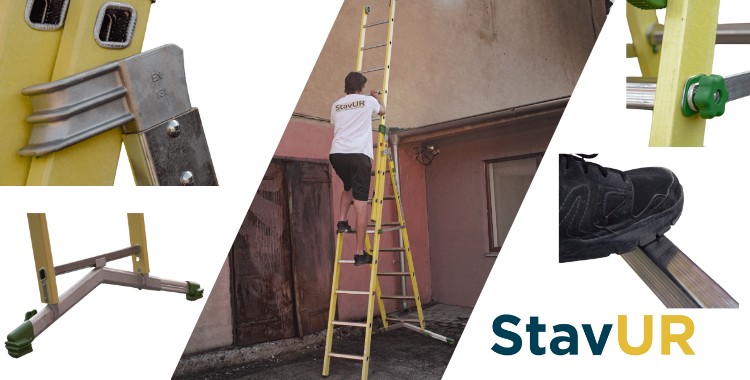 VETROPRIMA Trojdielny viacucelovy sklolaminatovy rebrik - EN 61478